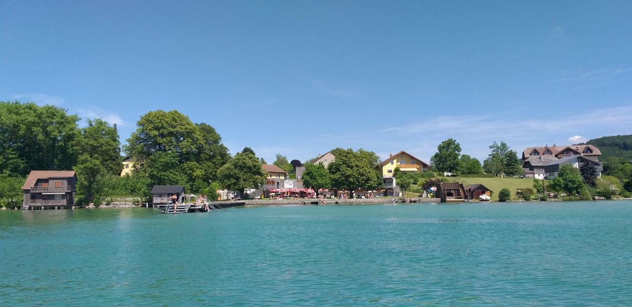 Ferienwohnungen Zum Attersee Lenzing Esterno foto